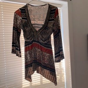 Embellished fall top